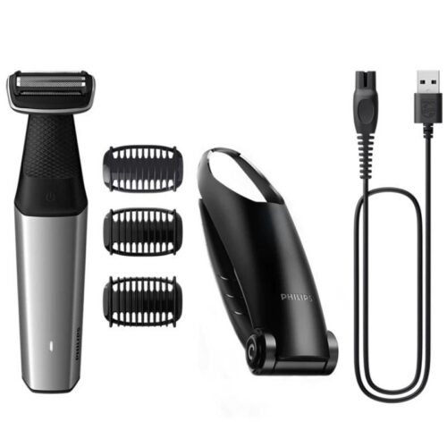 art_phpae-afe20bg5021_1-1 Afeitadora Philips Bodygroom Series 5000 BG5021/ con Batería/ 4 Accesorios