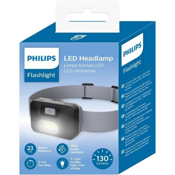 Linterna Philips SFL1000H/ 130 Lúmenes/ 3 pilas *AAA