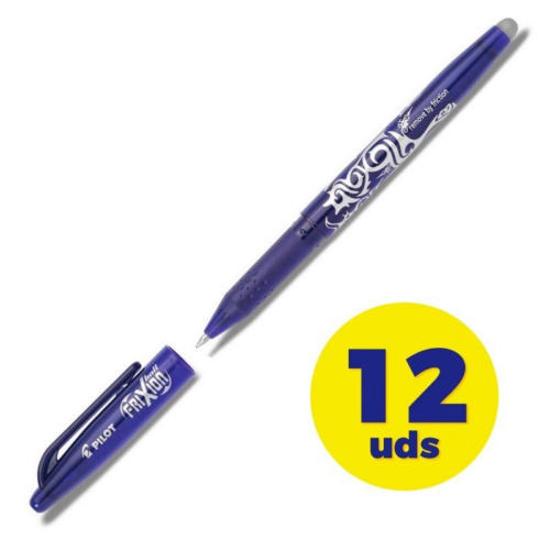 Bolígrafos Pilot Frixion NFA - Tinta Borrable - 12 Unidades - Azul