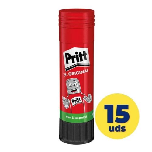 Expositor de Pegamento en Barra Pritt 43g - 15 Unidades