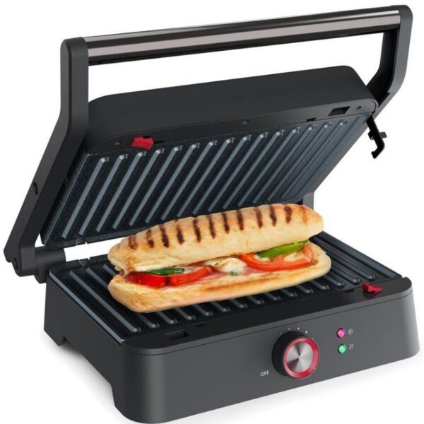 Grill Eléctrico Princess 1800W - 27,5x18 cm - Parrilla de Mesa Desmontable