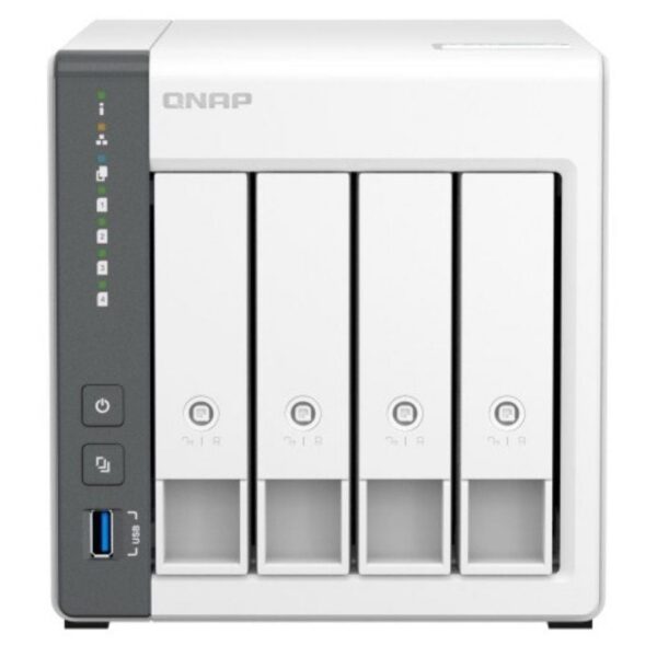 QNAP TS-433-4G: NAS de 4 Bahías con 4GB RAM - Almacenamiento Seguro y Rápido