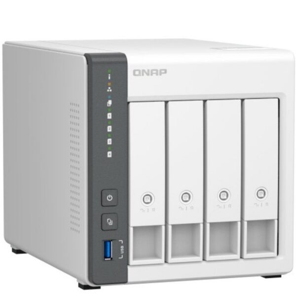 QNAP TS-433-4G: NAS de 4 Bahías con 4GB RAM - Almacenamiento Seguro y Rápido
