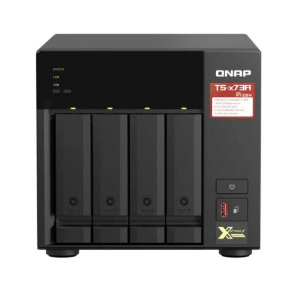 NAS QNAP TS-473A-8G - 4 Bahías, 8GB DDR4, 2.5GbE, PCIe Expansible