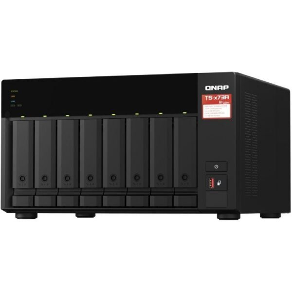 NAS QNAP TS-873A - 8 Bahías, 8GB RAM, 2.5GbE, Torre