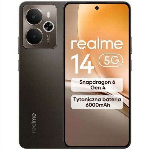 art_real-sp2014205g208-25620tit20v2_1 Smartphone Realme 14 5G 8GB/256GB - Pantalla AMOLED 120Hz, Batería 6000mAh, Carga Rápida 45W