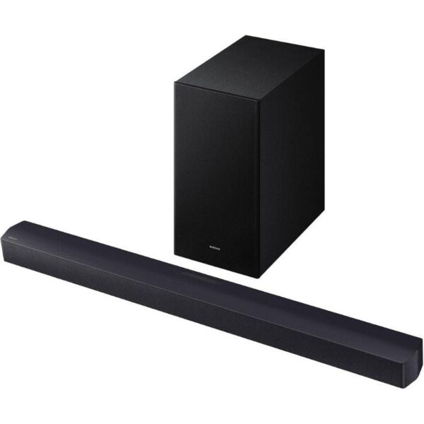 Barra de Sonido Samsung B450F 2.1 con Subwoofer Inalámbrico y Dolby Audio