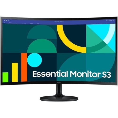 Monitor Curvo Samsung S36GD 27" - Full HD 100Hz, Pantalla VA 1800R, Negro