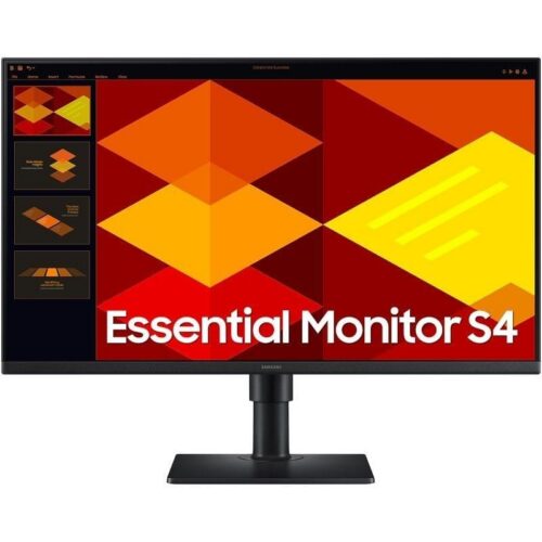 Monitor Samsung Essential S4 27" Full HD - Regulable en Altura - Negro