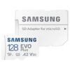 Tarjeta MicroSD Samsung EVO Plus 128GB - 160MB/s Lectura, Clase 10, Adaptador Incluido