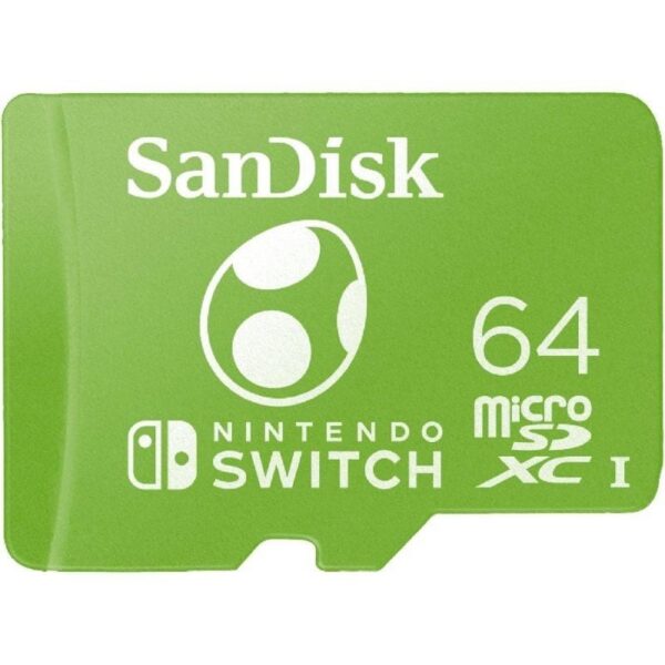 art_snd-microsd20nin20sw20st2064g_1 Tarjeta de Memoria SanDisk Nintendo Switch 64GB microSD XC UHS-I/ Clase 10/ 100MBs