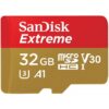 SanDisk Extreme 32GB microSDHC UHS-I - 100MB/s - Clase 10 - con Adaptador