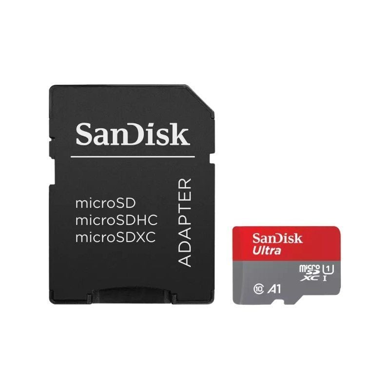 Tarjeta MicroSD SanDisk Ultra 64GB - 140MB/s, Clase 10, con Adaptador