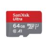 Tarjeta MicroSD SanDisk Ultra 64GB - 140MB/s, Clase 10, con Adaptador