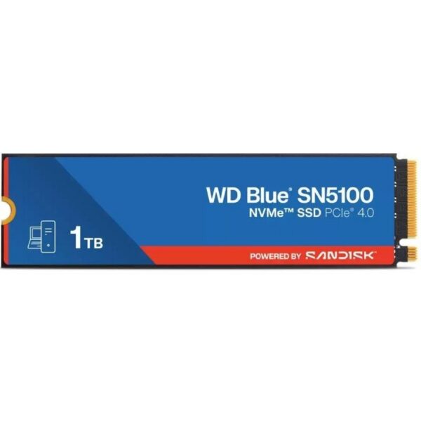 Disco SSD SanDisk WD Blue SN5100 1TB - PCIe Gen4, 7100MB/s, M.2 2280