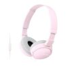 Auriculares Sony MDR-ZX110AP con Micrófono - Sonido Inmersivo y Diseño Elegante en Rosa