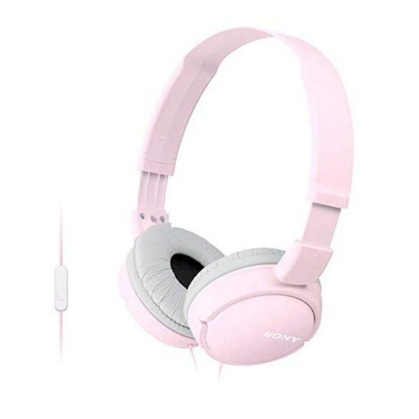 Auriculares Sony MDR-ZX110AP con Micrófono - Sonido Inmersivo y Diseño Elegante en Rosa