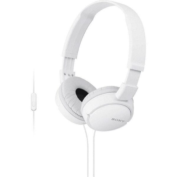 Auriculares Sony MDR-ZX110APW Blancos con Micrófono y Jack 3.5mm