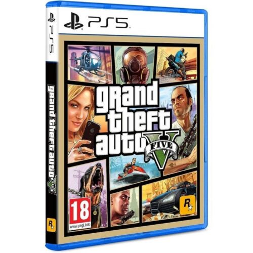 art_sony-ps5-j20gta20v20ps5_1-1 Grand Theft Auto V - Edición PS5: Aventura y Multijugador Inmersivo