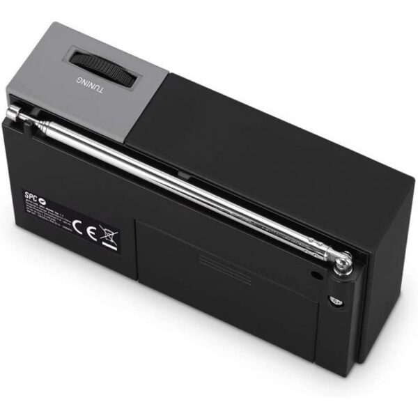 art_spc-radio204584n_2 Radio Portátil SPC Jetty Lite - AM/FM con Altavoz y Auriculares