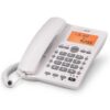 Teléfono Fijo SPC Office ID 2 3612B - Blanco con Pantalla Iluminada y 4 Memorias Directas