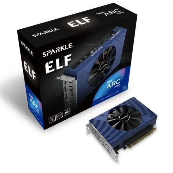 Tarjeta Gráfica Sparkle Intel Arc A380 ELF - 6GB GDDR6 - Alto Rendimiento