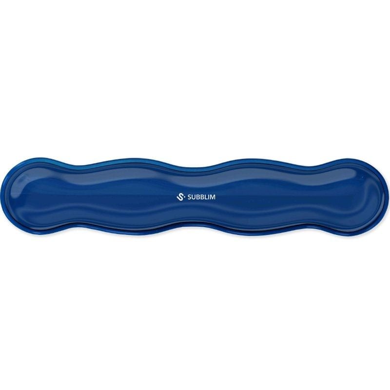 Reposamuñecas Ergonómico SUBBLIM Crystal Flex - Azul Oscuro