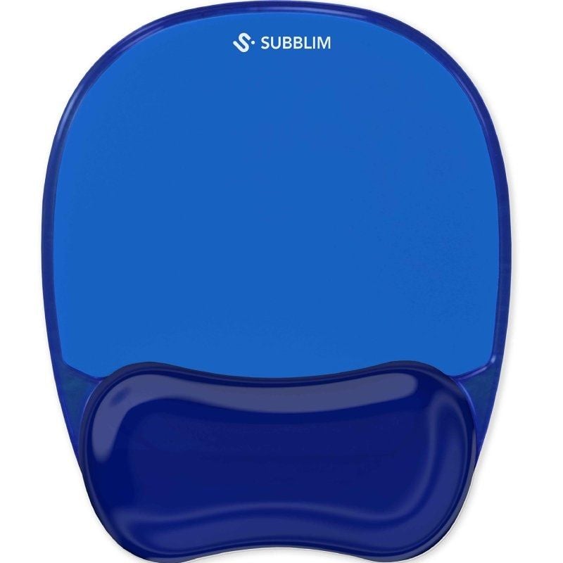 Alfombrilla Ergonómica Subblim Ergo Cristal Flex - Azul Oscuro
