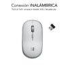 Ratón Inalámbrico Mini Subblim - 1600 DPI, Silencioso y Portátil
