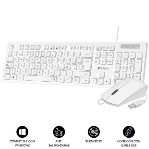 art_sub-tec20combo20bus20slim20wh_1-1 Teclado y Ratón Subblim Combo Business Slim Silencioso/ Blanco