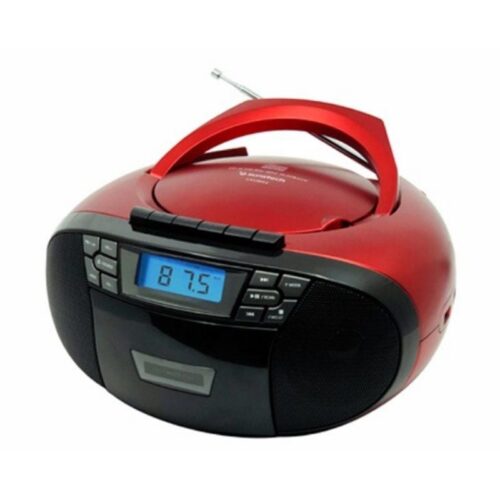 Radio Portátil Sunstech CXUM53RD - CD, Cassette, USB y Aux
