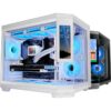 Caja Gaming Minitorre Mars Gaming MC-3TCORELCDM - Blanca - Alto Rendimiento