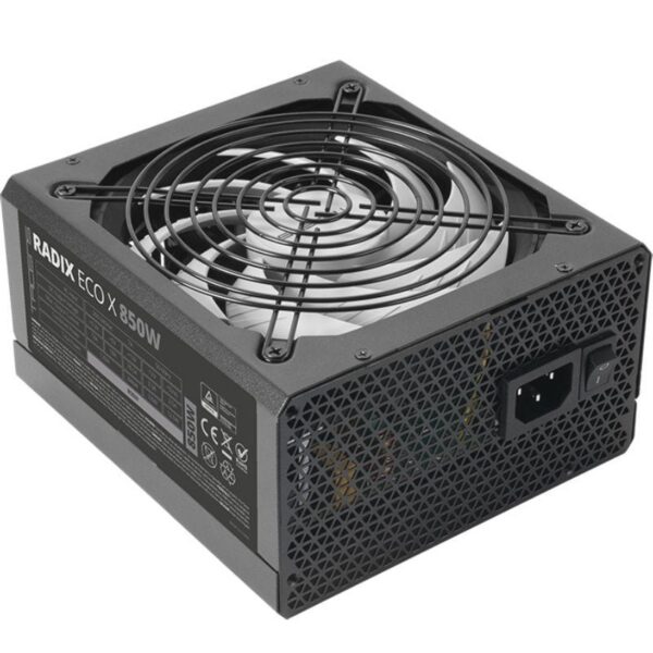 Fuente de Alimentación Tacens Radix Eco X 850W - 6 Años Garantía, 87% Eficiencia, Ventilador 140mm