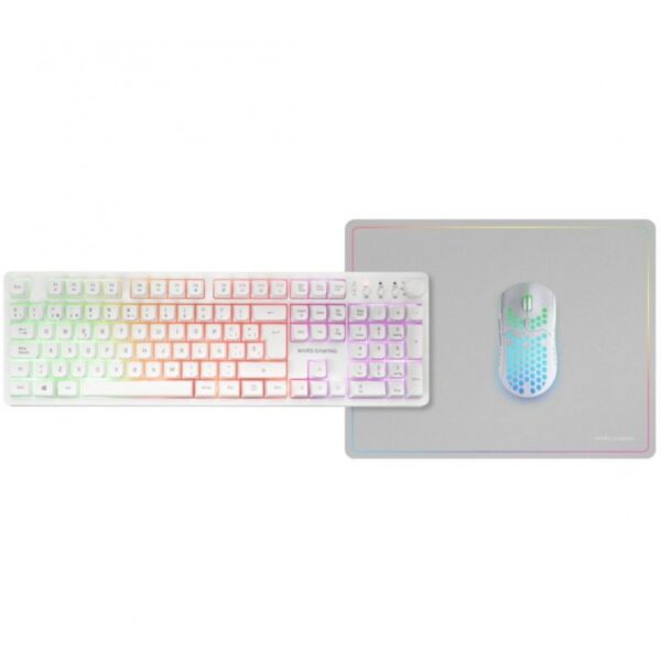 art_tac-pack20mcpwx20wh_2 Pack Gaming Inalámbrico 3en1 MCPWX - Teclado + Ratón + Alfombrilla