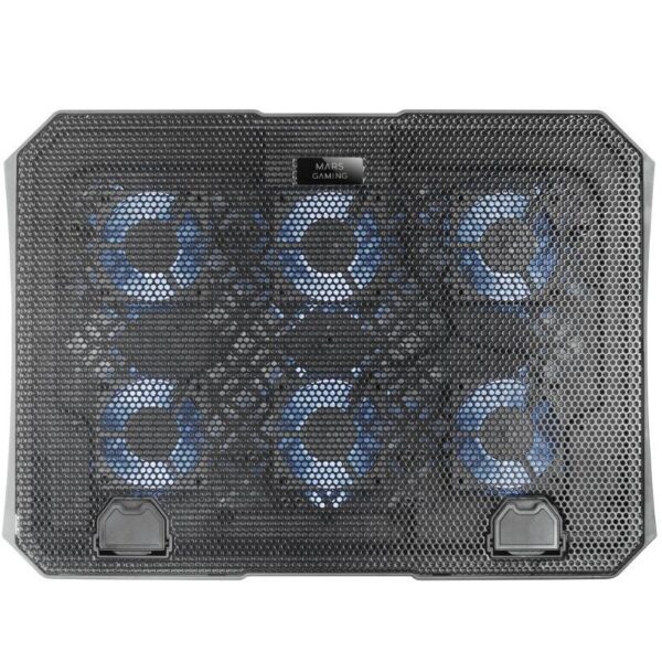 art_tac-ref20mnbc2320bk_2 Soporte Refrigerante Mars Gaming MNBC23 - 6 Ventiladores LED para Portátiles hasta 16"