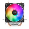 Ventilador Gaming Mars MCPUARGB 9cm con Iluminación RGB y Disipador de Alto Rendimiento