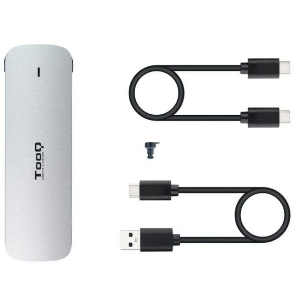 Caja Externa USB 3.1 Gen2 para Disco SSD M.2 TooQ TQE-2202S - Sin Tornillos