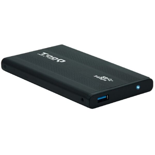 Caja Externa USB 3.1 para Disco Duro 2.5" TooQ - Alta Velocidad y Protección