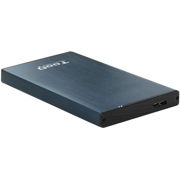 Caja Externa USB 3.1 para Disco Duro 2.5" TooQ - 5Gbps, Aluminio, Azul Pacífico