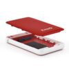 Caja Externa Roja USB 3.1 para Disco Duro 2.5'' - 4TB - Sin Tornillos - TooQ TQE-2528R