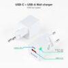 art_too-carga20tqwc-qcpd20wt_2 Cargador de Pared TooQ 20W USB-C/PD + USB-A, Blanco