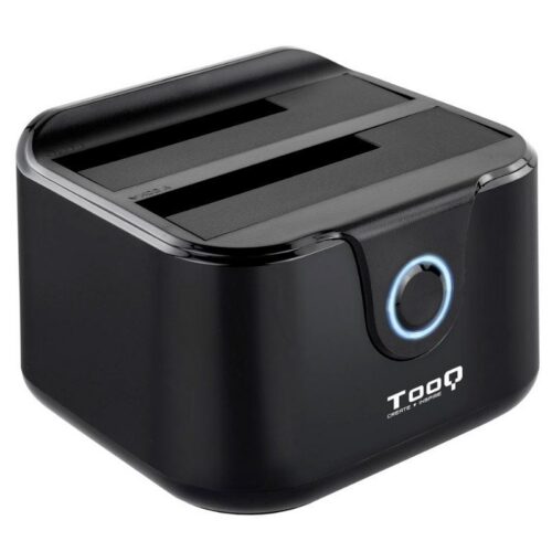Docking Station TooQ TQDS-802B - 8TB, USB 3.1, 2 Bahías para HDD/SSD