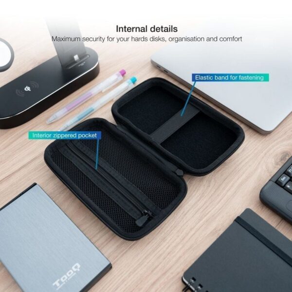 art_too-funda20tqbc-e2503b_2 Funda para Disco Externo de 2.5" TooQ TQBC-E2503B/ Negro