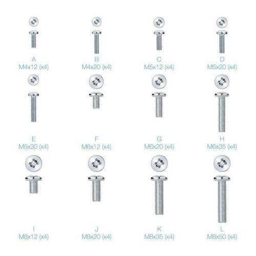 Kit de Montaje Universal TooQ SSK4820 para Pantallas - Tornillería Completa