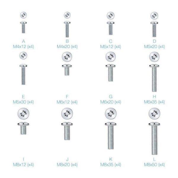 art_too-kit20ssk4820_1-1 Kit de Montaje Universal TooQ SSK4820 para Pantallas - Tornillería Completa