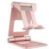 Soporte de Mesa Ajustable TooQ PH-KEOPS - Rosa Velvet para Smartphone/Tablet hasta 10"