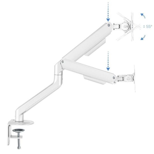 art_too-soporte20db4032tnr-w_2 Soporte de Mesa Giratorio e Inclinable TooQ DB4032TNR-W - Hasta 9kg
