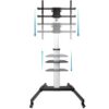 art_too-soporte20fs1886m-b_2 Soporte de Suelo Inclinable para TV 37-86" con Ruedas y Bandeja Ajustable - 50kg