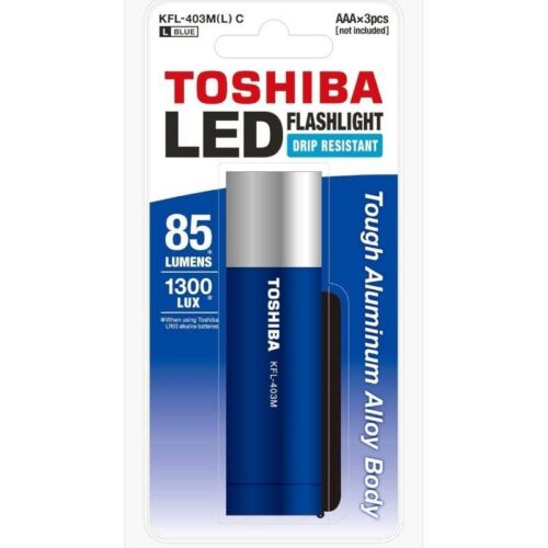 art_tos-lint20kfl-403m20bl_1-1 Linterna Toshiba KFL-403M - 85 Lúmenes, Azul, Resistente al Agua