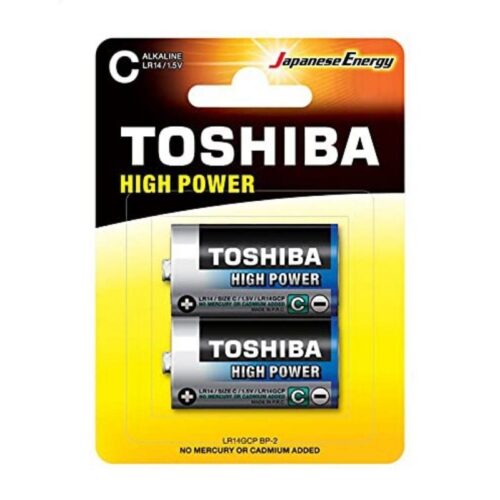 art_tos-pila20lr14gcp20bp-2_1-1 Pack de 2 Pilas C 2 Toshiba LR14/ 1.5V/ Alcalinas